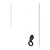 Vibrating Cock and Ball Ring with Winged Stimulator - Black